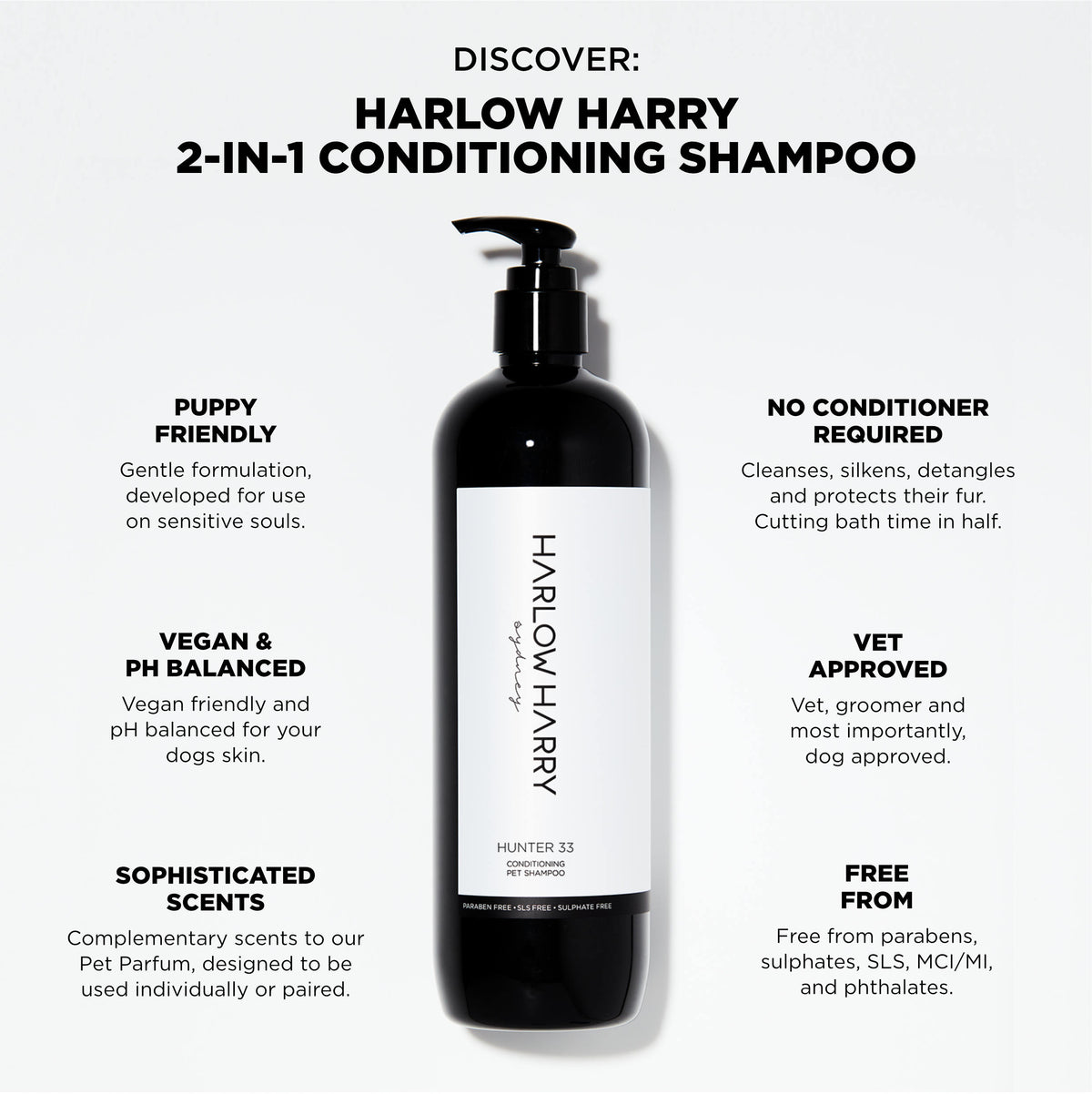 2in1 Conditioning Shampoo Hunter 33 HARLOW HARRY