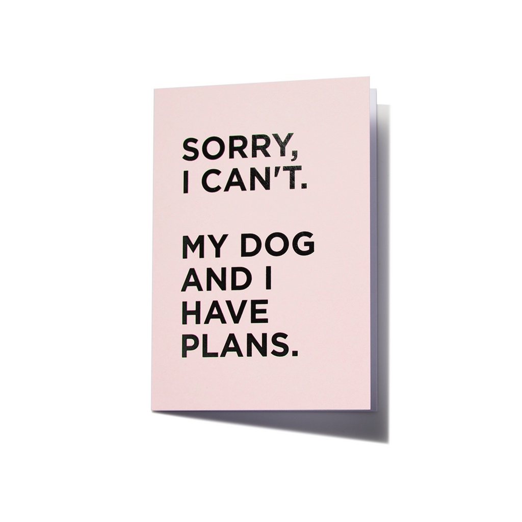 Greeting Card | Sorry I Can't